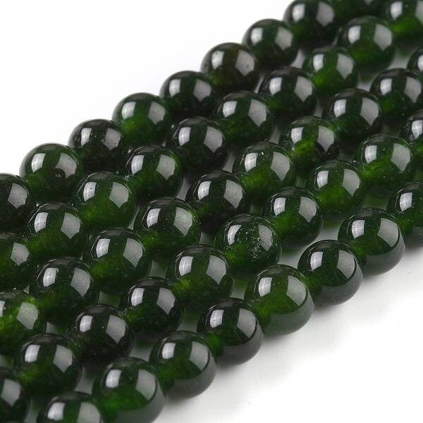 Natural White Jade Beads