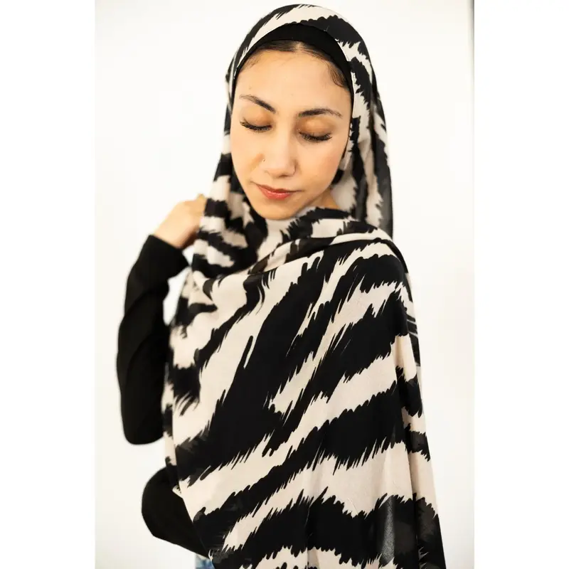 Modal Hijab - Moonlit Zebra
