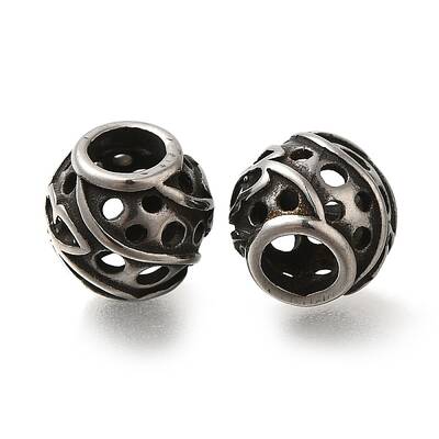 304 Stainless Steel European Beads