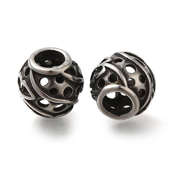 304 Stainless Steel European Beads