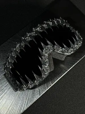 Punk Style Irregular Shaped Sunglasses, Trendy Windproof Ski Goggles, Fashion Accessories for Men & Women for Outdoor Activit...