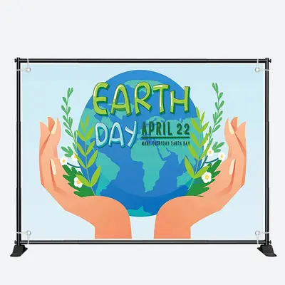 Environmental Protection Earth Day Theme Backdrop - Aperturee