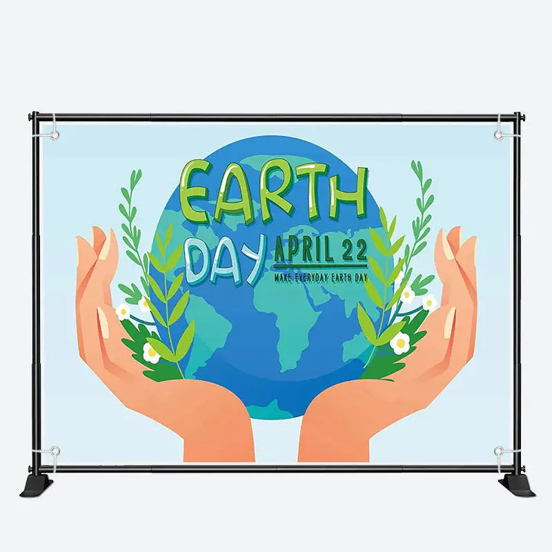 Environmental Protection Earth Day Theme Backdrop - Aperturee