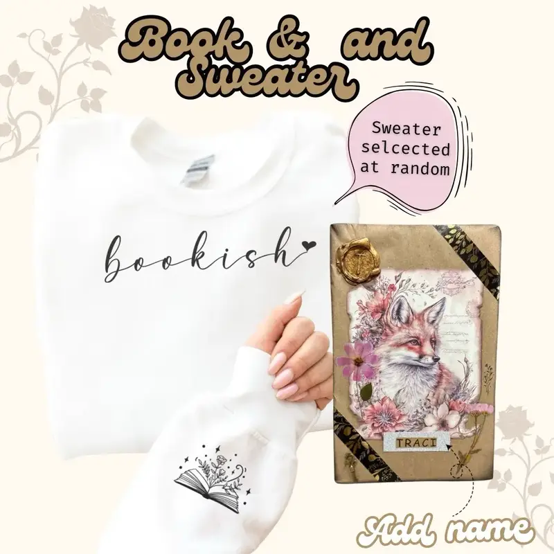 Blind Date with Book and Sweater Bookish