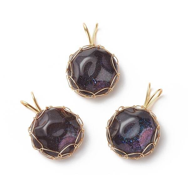 Transparent Resin Pendants