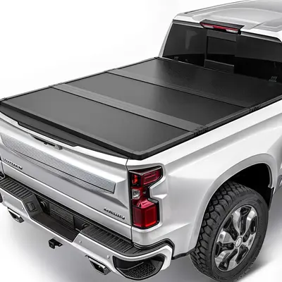 FRP Hard Tri-Fold Truck Bed Tonneau Cover Compatible with 2015-2025 Chevy Colorado/GMC Canyon 5.2 ft Bed