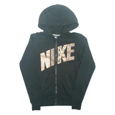 NIKE Womens Black Hoodie Full Zip M