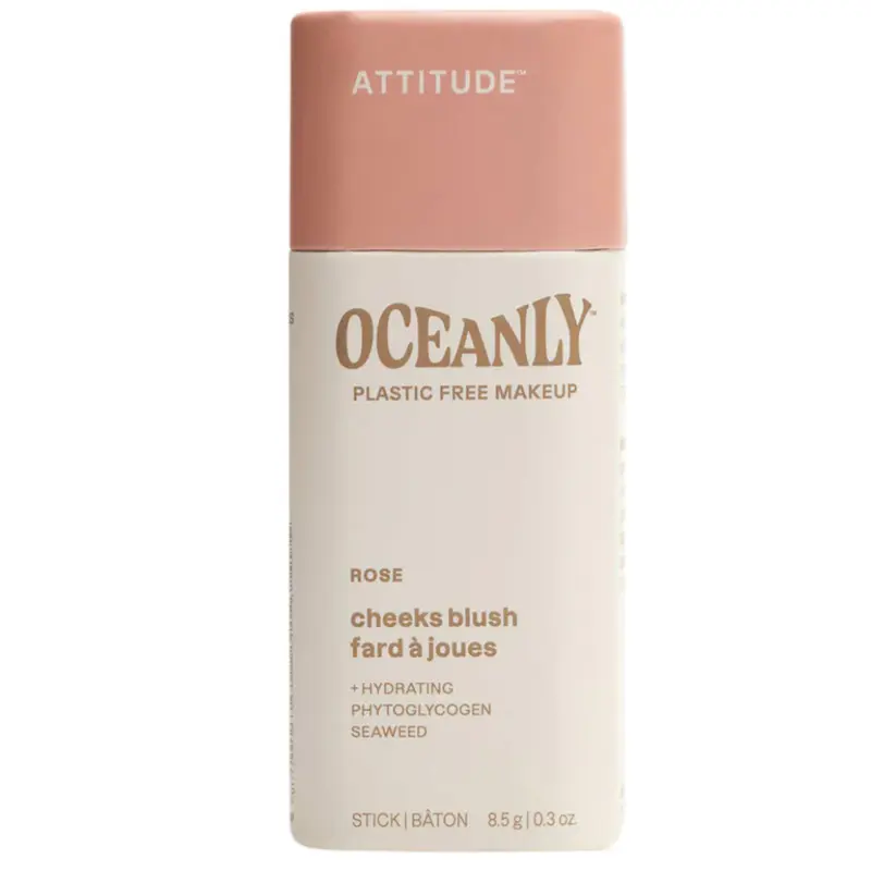 Attitude Oceanly stick cream blush (Cheeks Blush) 8.5 g - Shade: Silky Pink