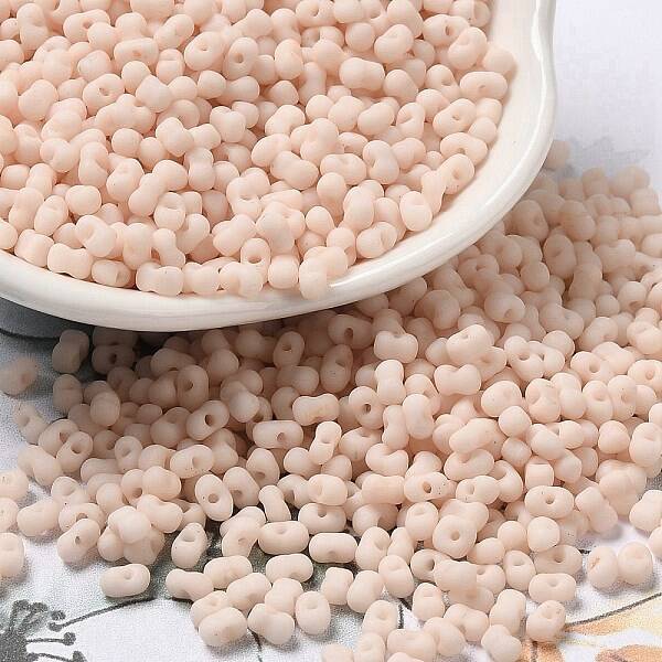 Glass Frosted Seed Beads