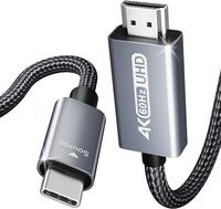 BENFEI USB C to HDMI 6ft Cable 4K@60Hz, Aluminum Shell, USB Type-C[Thunderbolt 3/4 to HDMI Accessories Connector
