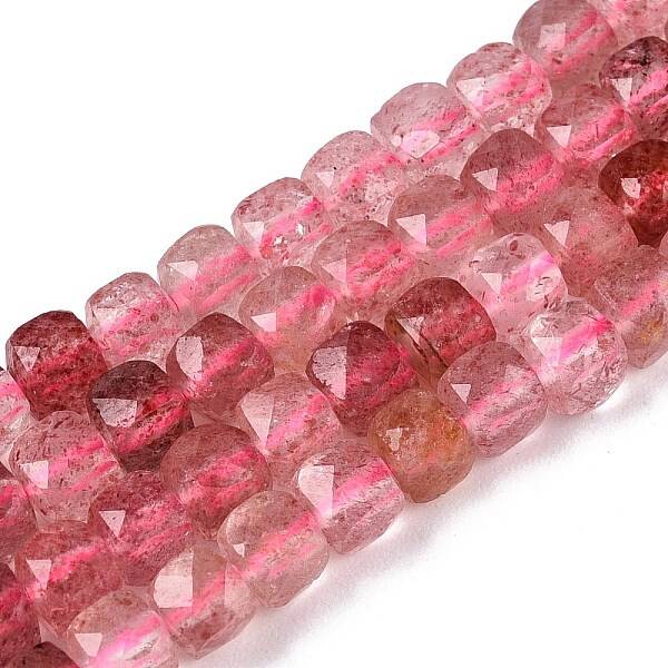 Natural Strawberry Quartz Beads Strands