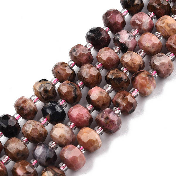 Natural Rhodonite Beads Strands