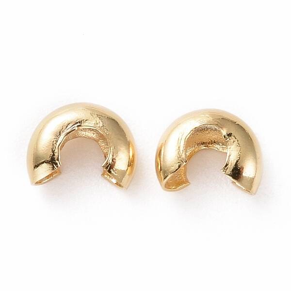 Brass Crimp Bead Covers