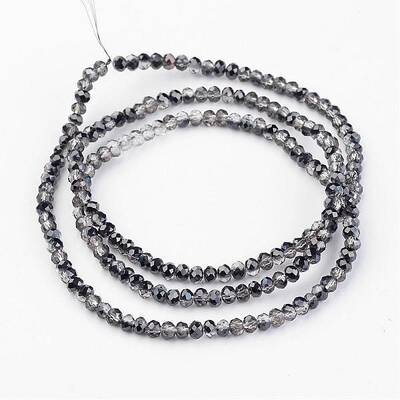Electroplate Glass Bead Strands