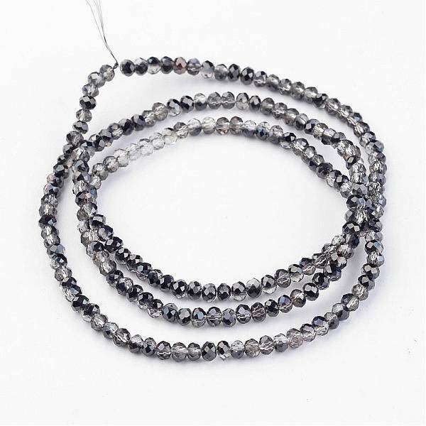 Electroplate Glass Bead Strands