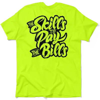 Skills - Safety Yellow T-Shirt