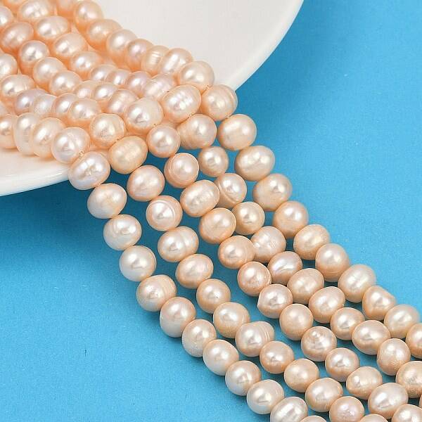 Natural Cultured Freshwater Pearl Beads Strands