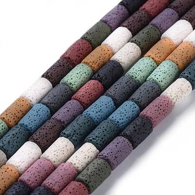 Natural Lava Rock Beads Strands