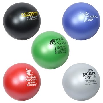 150 Customized Jewel Stress Ball - Stress Reliever - Satin Finish