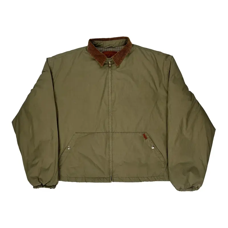 Sportsman Ralph Lauren Jacket - Large Khaki Cotton | Size: large