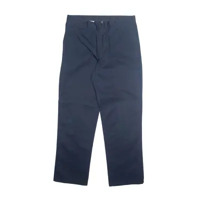 DICKIES Chino Mens Trousers Blue Regular Straight W36 L32