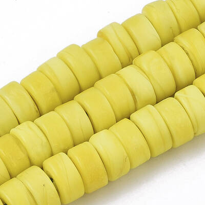 Handmade Frosted Lampwork Beads Strands
