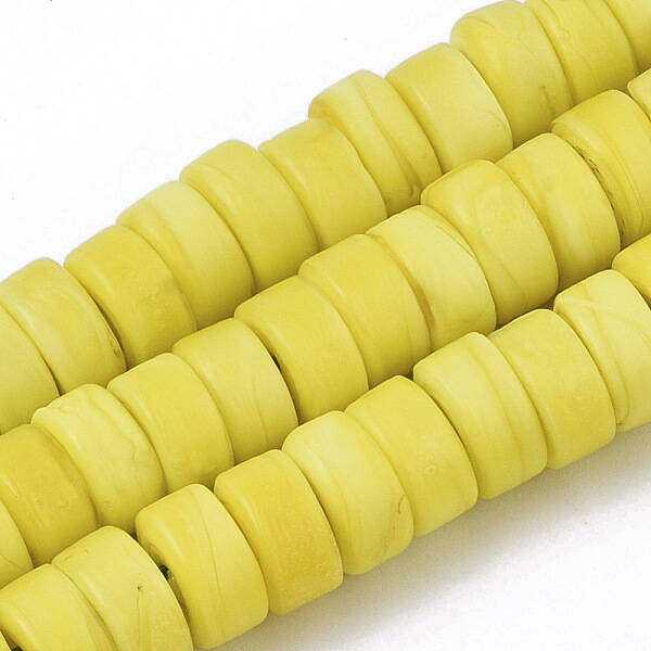 Handmade Frosted Lampwork Beads Strands