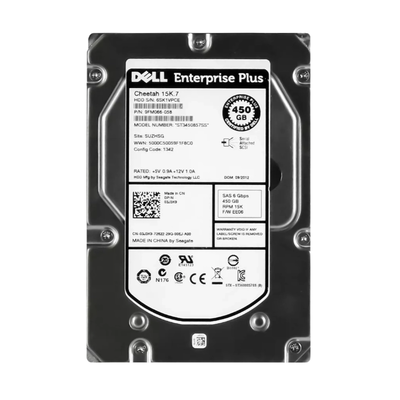 3J3K9 Dell 450GB 6Gb/s SAS 15000 3.5-inch 16MB Hard Drive