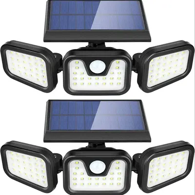 Solar Powered Wall Mounted Light, Waterproof LED Wall Sconce, Outdoor Wall Lamp for Garden Patio Yard Deck Fence Garage Home...