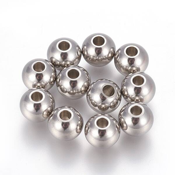 Tarnish Resistant 201 Stainless Steel Beads