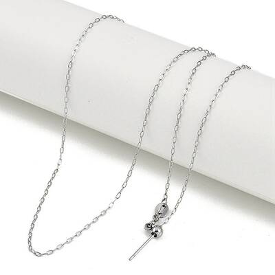 304 Stainless Steel Cable Chain Necklaces