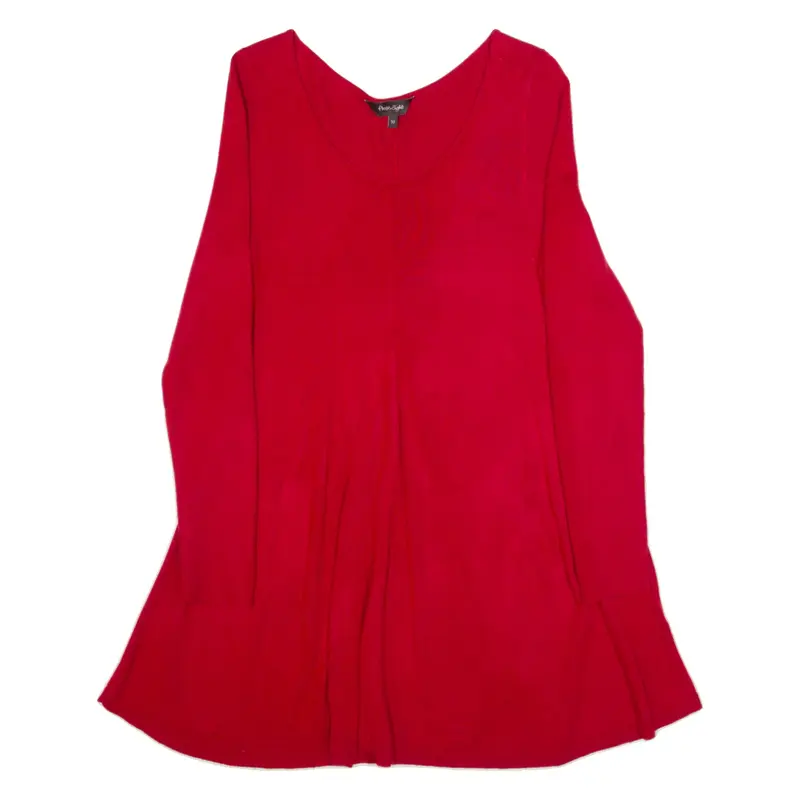 PHASE EIGHT Womens Jumper Dress Red Knit Long Sleeve Short UK 10