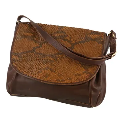 Valentino Orlandi Animal print Bag - No Size Brown Leather | Size: no size