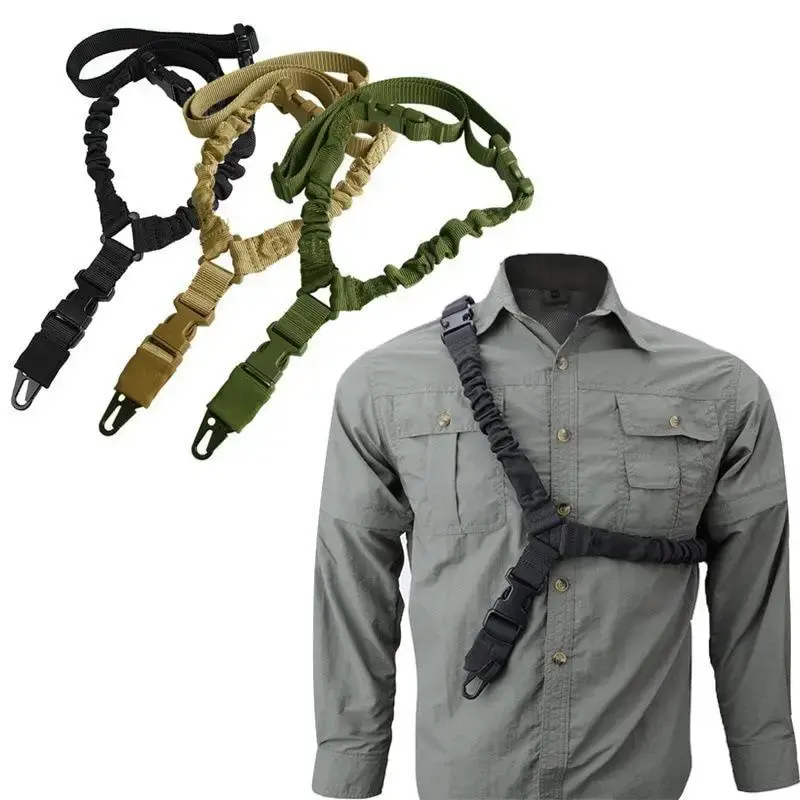 Outdoor Nylon Crossbody Tactical Belt, 1 Count Multi-purpose Single Point Tactical Tool Strap, Shoulder Strap, Tactical Missi...