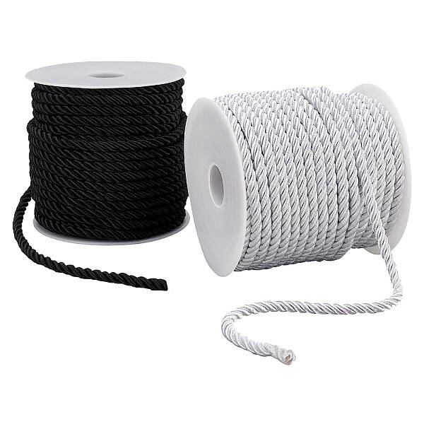 2Rolls 2 Colors 3-ply Polyester Rope