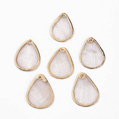 Natural Capiz Shell Pendants