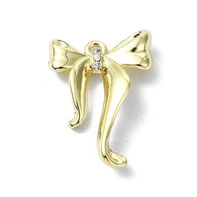 Rack Plating Alloy Rhinestone Pendants