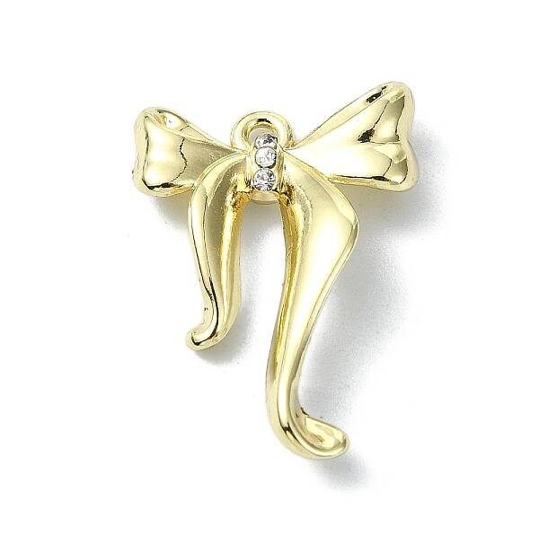Rack Plating Alloy Rhinestone Pendants