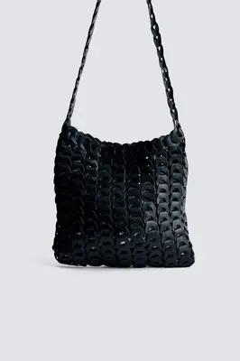 Crossbody Bag 8953 Ns Link Tote Black | Color: BLACK | Size: U