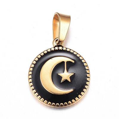 304 Stainless Steel Enamel Pendants