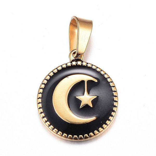 304 Stainless Steel Enamel Pendants