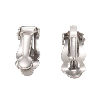 Tarnish Resistant 304 Stainless Steel Clip-On Earrings Findings