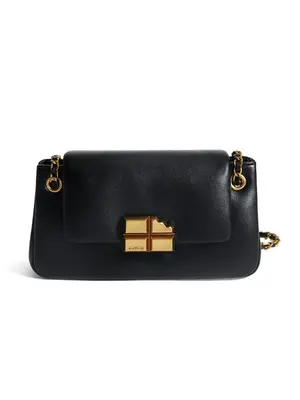 Smting chain mini flap bag with Chocolate Lock