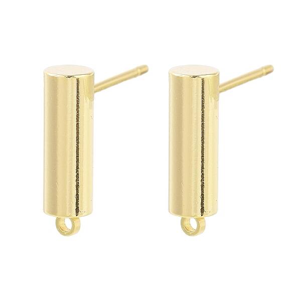 Brass Stud Earrings Findings