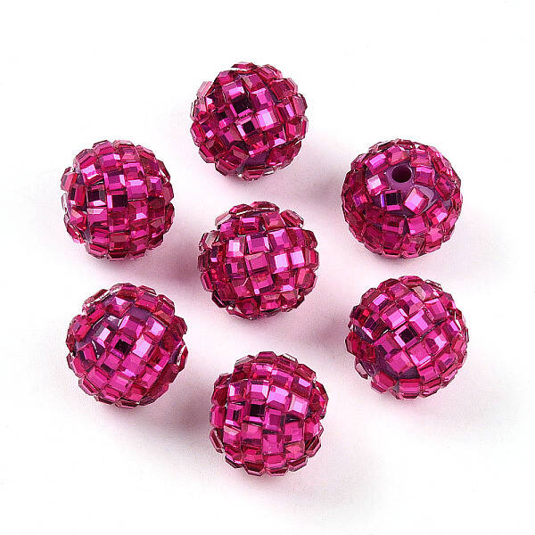 Acrylic Rhinestone Beads
