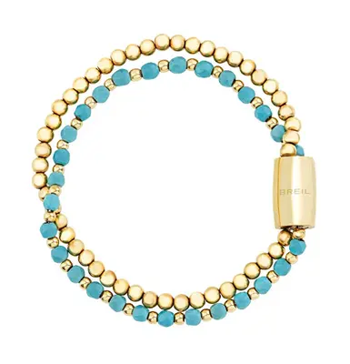 Breil Double Sphere Bracelet with Magnetic System Turquoise TJ3585