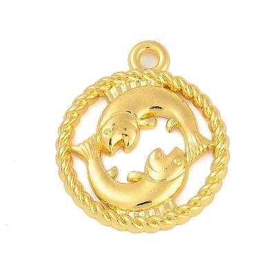 Twelve Constellations Alloy Pendants