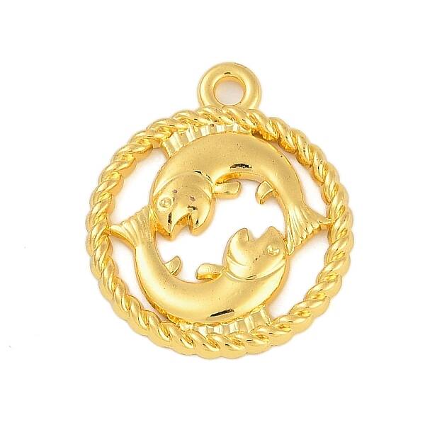 Twelve Constellations Alloy Pendants