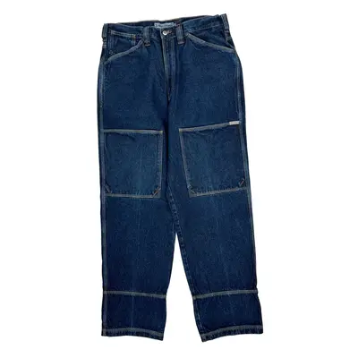 Hip Hop Mecca Dnm Cargo Jeans - 32W 34L Blue Cotton Blend