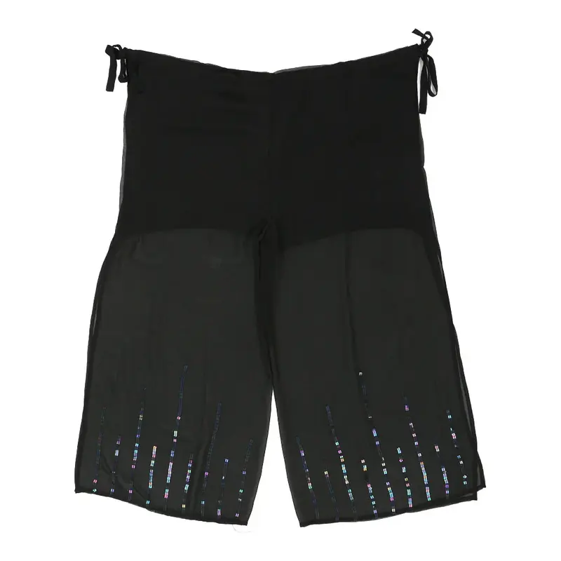 Unbranded Sheer Shorts - 5XL Black Polyester